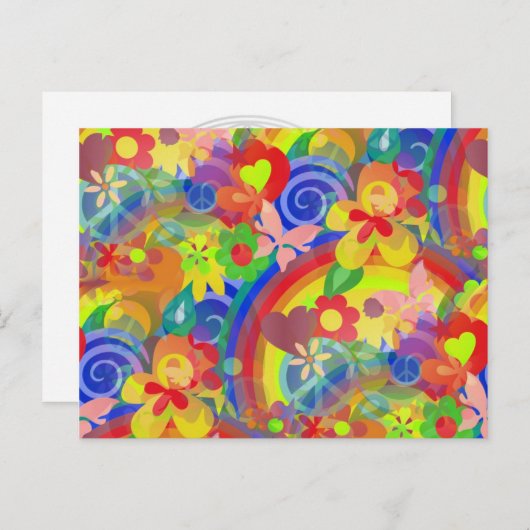 Kleuren van het ventilatorvermogen briefkaart (Voorkant / Achterkant)