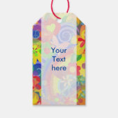 Kleuren van het ventilatorvermogen + jouw tekst cadeaulabel (Voorkant)