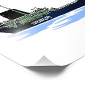 Kleuren van het vrachtschip Charles White Foto Afdruk (Hoek)