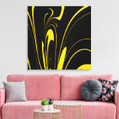 Kleuren van hommels canvas afdruk (Insitu (Woonkamer))