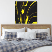 Kleuren van hommels canvas afdruk (Insitu (Slaapkamer))