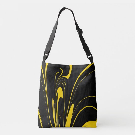 Kleuren van hommels crossbody tas (Achterkant)