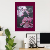 kleuren van Iris Poster (Thuiskantoor)
