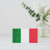 Kleuren van Italië Visitekaartje (Staand voorkant)