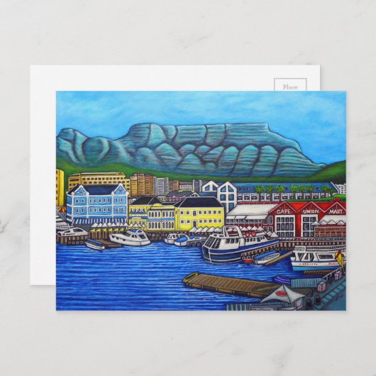 Kleuren van Kaapstad Post Kaart (Voorkant / Achterkant)