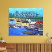 Kleuren van Kaapstad Verpakt Canvas Afdruk (Insitu (Woonkamer))
