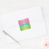 Kleuren van Lente Pasen Sticker (Envelop)