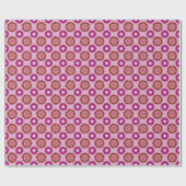 Kleuren van lesbische pride / roze bloem cadeaupapier (Vlak)