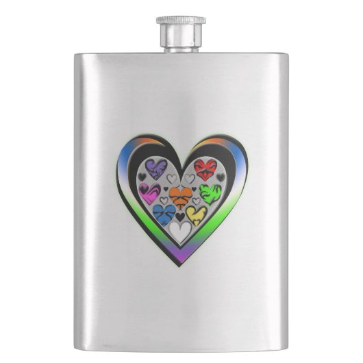 Kleuren van liefde flacon (Voorkant)