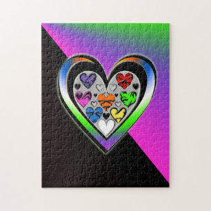 Kleuren van liefde legpuzzel