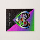 Kleuren van liefde legpuzzel (Horizontaal)