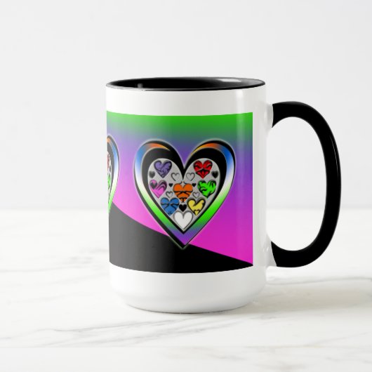 Kleuren van liefde mok (Rechts)