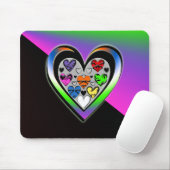 Kleuren van liefde muismat (Met muis)
