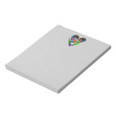 Kleuren van liefde notitieblok (Linkerzijde)