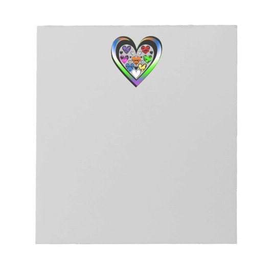 Kleuren van liefde notitieblok (Voorkant)