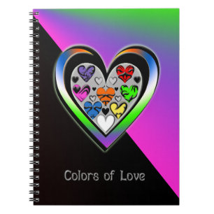 Kleuren van liefde notitieboek