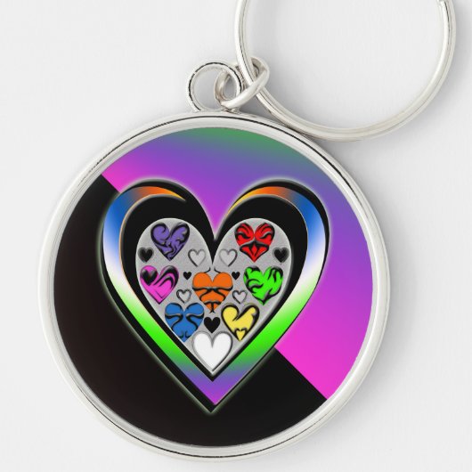 Kleuren van liefde sleutelhanger (Voorkant)