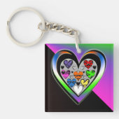 Kleuren van liefde sleutelhanger (Voorkant)