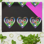 Kleuren van liefde theedoek (Gevouwen)