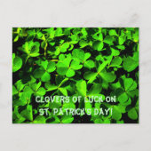 Kleuren van Luck op St. Patrick's Day Briefkaart (Voorkant)