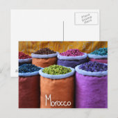 Kleuren van Marokko Briefkaart (Voorkant / Achterkant)