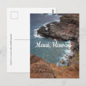 Kleuren van Maui, Hawaï Briefkaart (Voorkant / Achterkant)