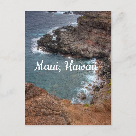 Kleuren van Maui, Hawaï Briefkaart (Voorkant)