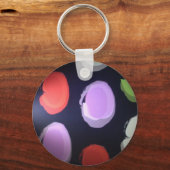 Kleuren van mijn leven Big polkadot.JPG Sleutelhanger (Voorkant)