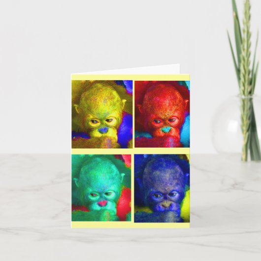 Kleuren van mijn wereld voornamelijk primaten kaart (Voorkant)