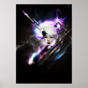 Kleuren van Mode afdrukken Poster