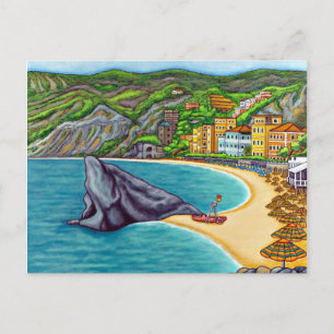 Kleuren van Monterosso-Briefkaart Briefkaart