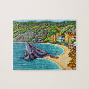 Kleuren van Monterosso Puzzle Legpuzzel
