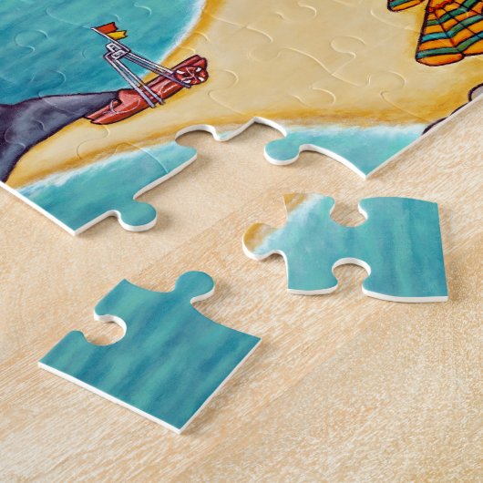 Kleuren van Monterosso Puzzle Legpuzzel (Zijkant)