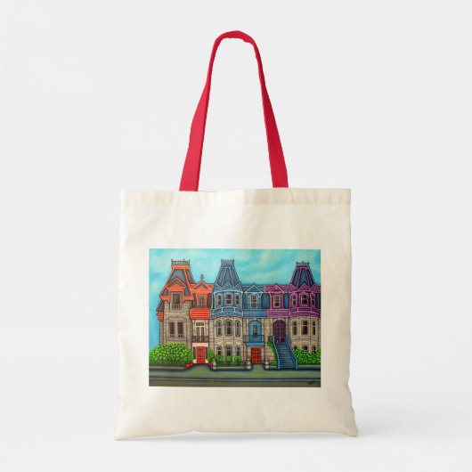 Kleuren van Montreal-Canvas tas (Achterkant)