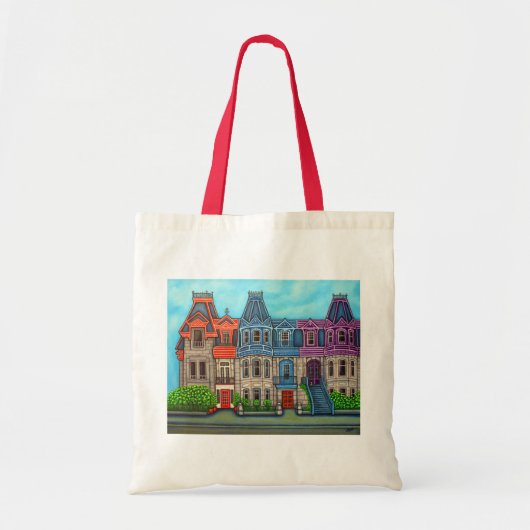 Kleuren van Montreal-Canvas tas (Voorkant)