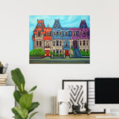 Kleuren van Montreal Poster (Thuiskantoor)