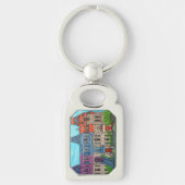 Kleuren van Montreal-Sleutelhanger Sleutelhanger (Voorkant)
