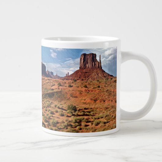KLEUREN VAN MONUMENT VALLEY 20 oz. Jumbo-Mok Grote Koffiekop (Rechts)