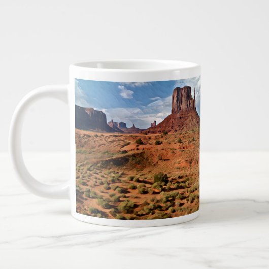 KLEUREN VAN MONUMENT VALLEY 20 oz. Jumbo-Mok Grote Koffiekop (Links)