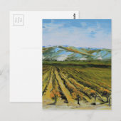 Kleuren van Napa Vallei, het Land Californië van Briefkaart (Voorkant / Achterkant)