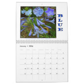 Kleuren van Natuur Bloemen Collage Muur Kalender (Jan 2026)