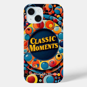Kleuren van nostalgie iPhone 15 case