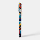 Kleuren van nostalgie iPhone 15 case (Linkerkant)