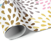 Kleuren van pasta abstract sterburstpatroon cadeaupapier (Rol Hoek)