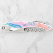 Kleuren van pasta's, abstract grijs gekleurd kurkentrekker (Voorkant)