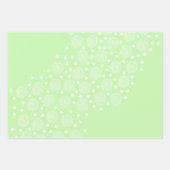 Kleuren van pasta's met cirkels die papier overvul inpakpapier vel (Voorkant 3)