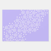 Kleuren van pasta's met cirkels die papier overvul inpakpapier vel (Voorkant)