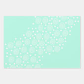 Kleuren van pasta's met cirkels die papier overvul inpakpapier vel (Voorkant 2)