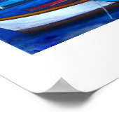 Kleuren van Portofino-schilderafdrukken Poster (Hoek)