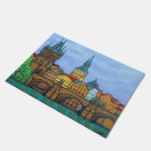 Kleuren van Prague Doormat Deurmat (Schuin)